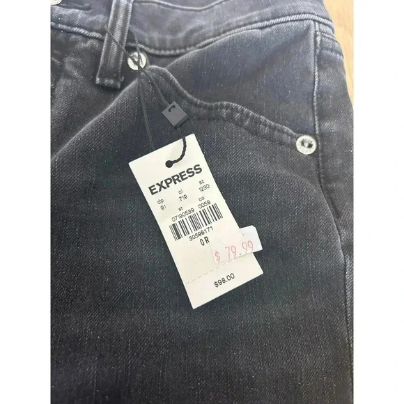 NEW Express Skinny Mid Rise Skinny Jeans size 0R - Picture 3 of 5